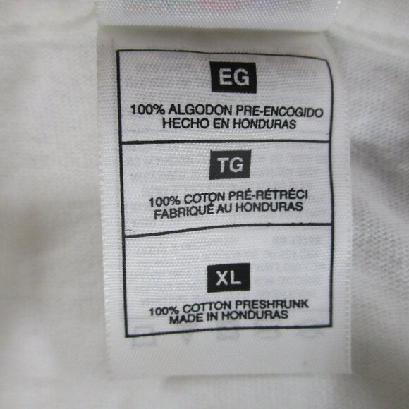 NWOT Vintage U.S.ARMY T-Shirt Front/Back-Logos White Heavy Cotton XL - Picture 7 of 12